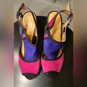 Nine West suede heels